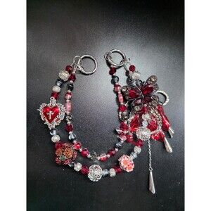 Large red and black bag chain